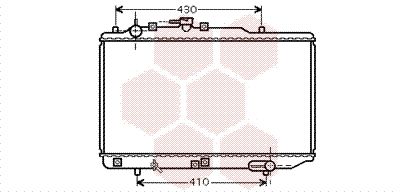 VAN WEZEL Radiaator,mootorijahutus 27002221